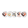 CFF Set of pin buttons