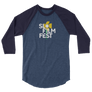 3/4 sleeve raglan